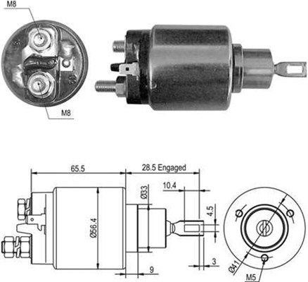 MAGNETI MARELLI Magneettikytkin, käynnistin 940113050419